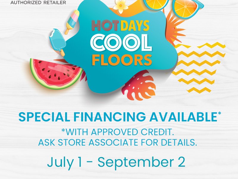 Shaw Hot Days, Cool Floors Event 2024 Promotional Graphic
